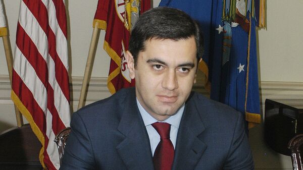 Экс-министр обороны Грузии Ираклий Окруашвили. Архивное фото