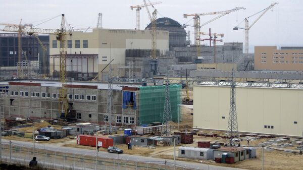 Вид на строящуюся Нововоронежскую АЭС-2. Архивное фото