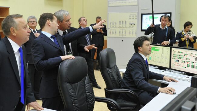 Рабочая поездка Д.Медведева в ЦФО