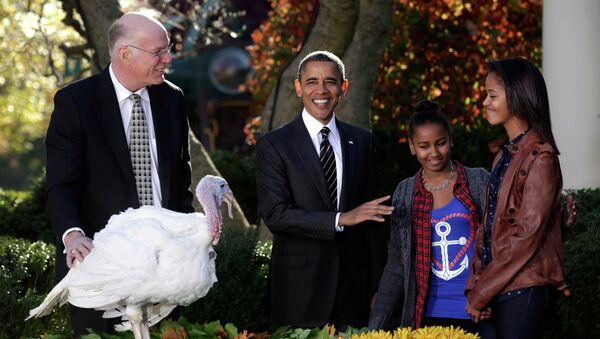 Барак Обама помиловал индейку в День Благодарения