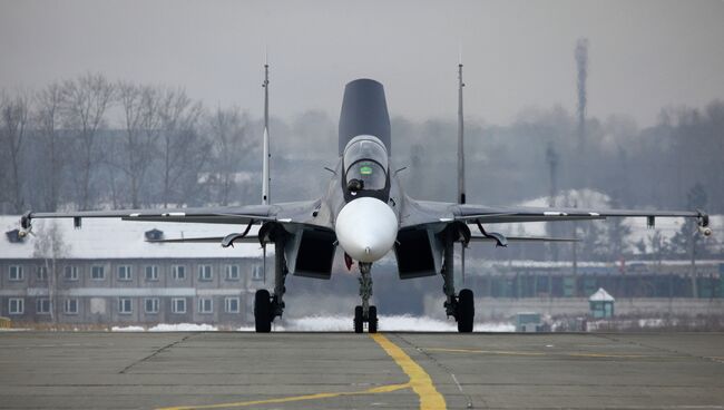 Истребитель Су-30СМ. Архив