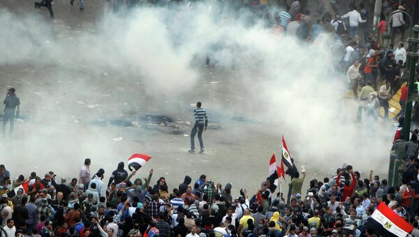 Митинг либералов на площади Тахрир в Каире