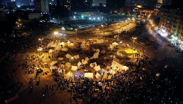 Ситуация в Египте. Площадь Тахрир в Каире. Архив