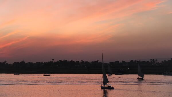 Нил близ города Луксор, Египет. Архивное фото