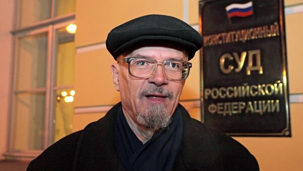 Писатель и лидер незарегистрированной партии Другая Россия Эдуард Лимонов. Архив