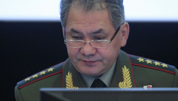 Министр обороны России Сергей Шойгу. Архив
