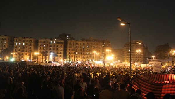 Многотысячная акция протеста в центре Каира против Конституционной декларации