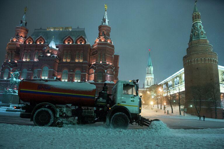 Сильный снегопад в Москве