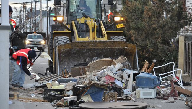 Последствия урагана Сэнди. Архив