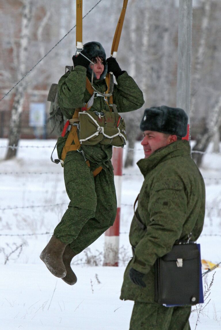 Учения воздушно-десантных войск в Омской области