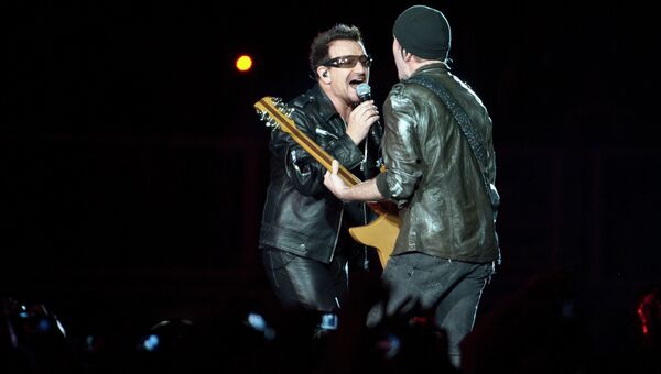 Рок-группа U2, архивное фото