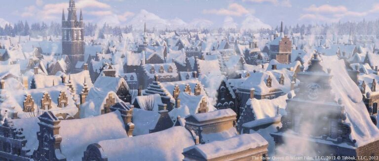 Кадр из мультфильма Снежная Королева