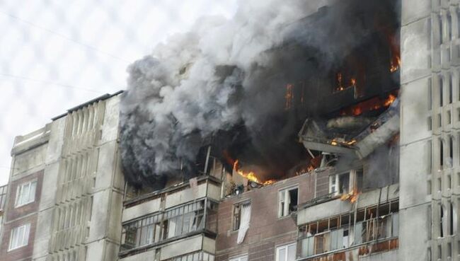 Взрыв в жилом доме в Томске