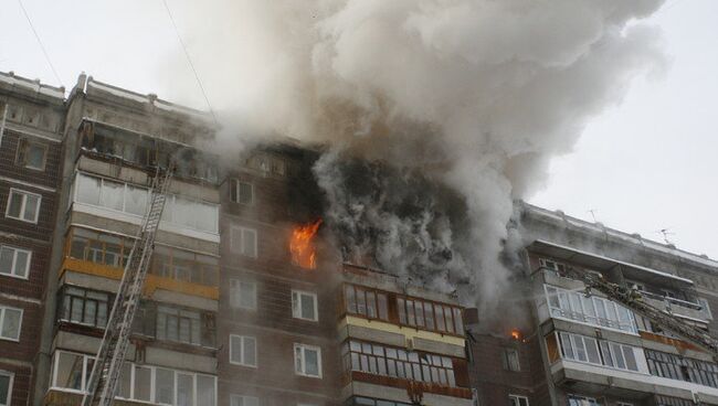 Взрыв в жилом доме в Томске