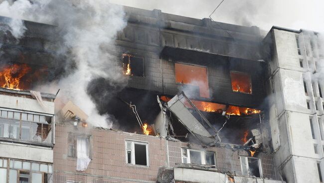 Взрыв в жилом доме в Томске