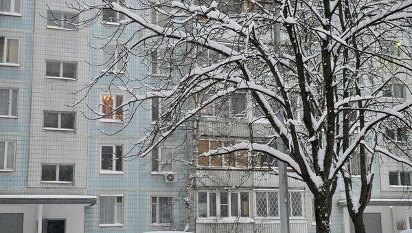 Cнегопад в Москве. Архив