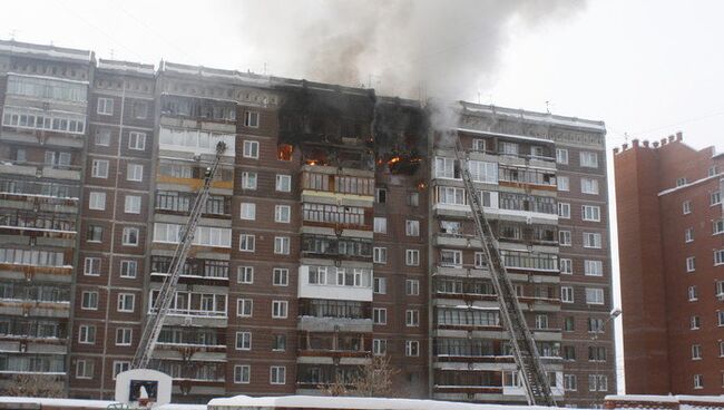 Взрыв в жилом доме в Томске