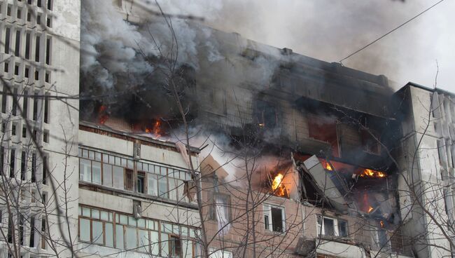 Взрыв бытового газа в жилом доме в Томске