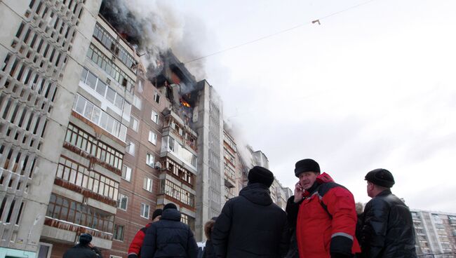 Взрыв бытового газа в жилом доме в Томске