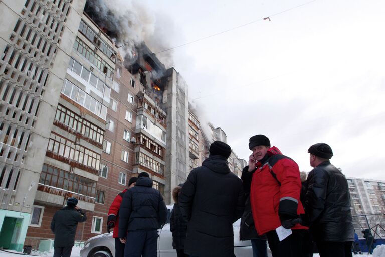 Взрыв бытового газа в жилом доме в Томске