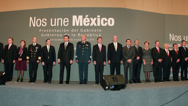 Церемония представления нового правительства Мексики