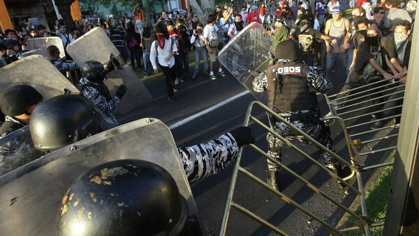 Акции протеста в Мексике