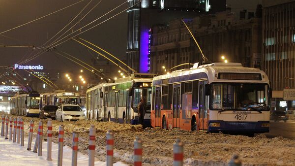 Троллейбусы в Москве. Архивное фото
