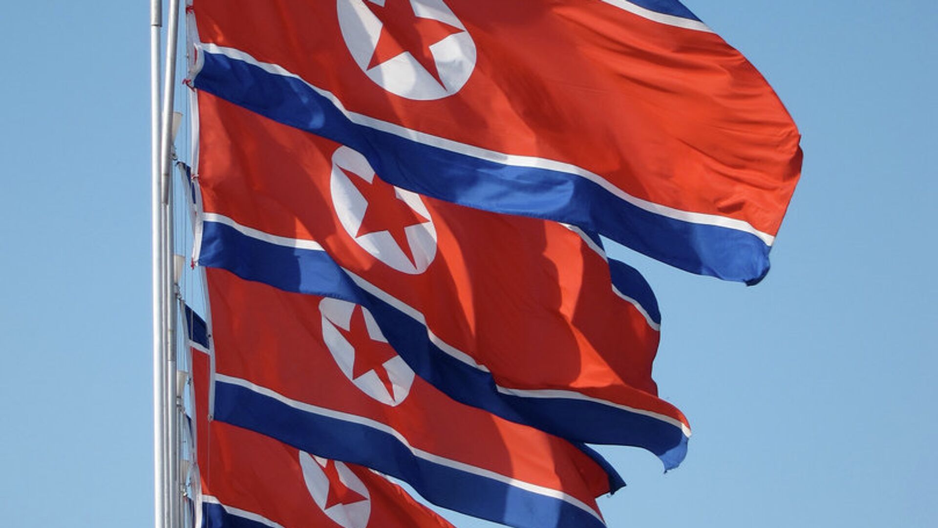 Флаг Северной Кореи - РИА Новости, 1920, 11.10.2022