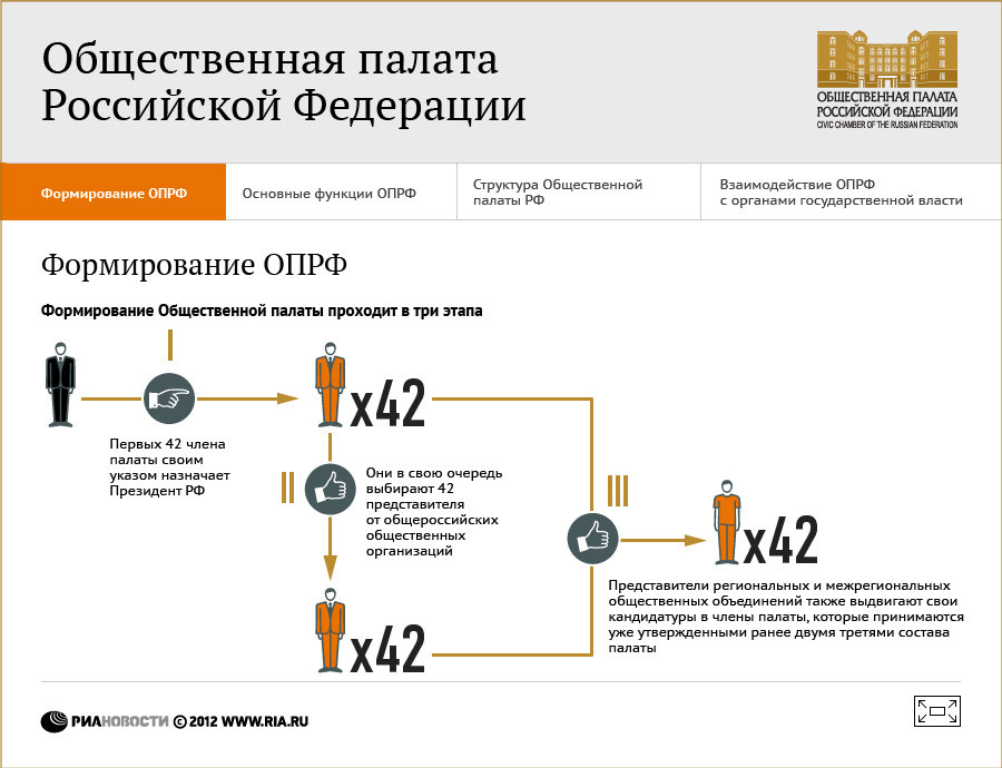 Общественная палата Российской Федерации: функции, структура