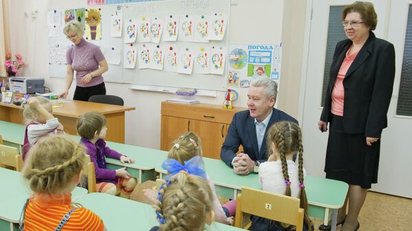 Мэр Москвы Сергей Собянин посетил новое здание детского сада в ЗАО Москвы