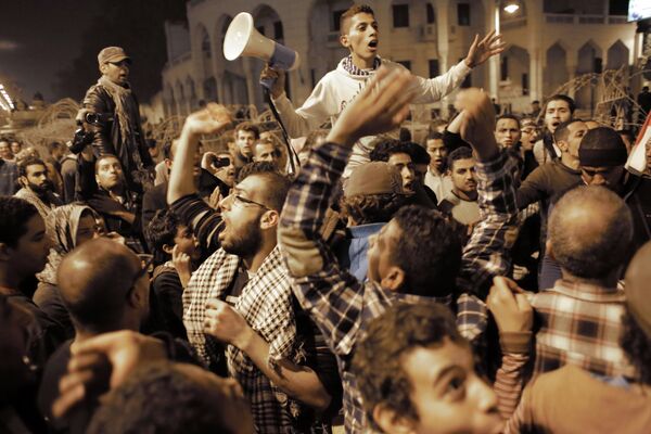 Акция протеста оппозиции в Египте