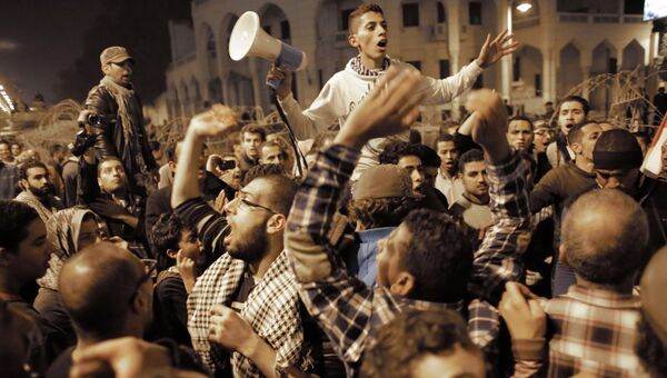 Акция протеста оппозиции в Египте