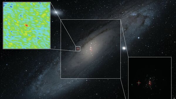 Микроквазар, обнаруженный рентгеновскими телескопами XMM-Newton и Swift в галактике Андромеды