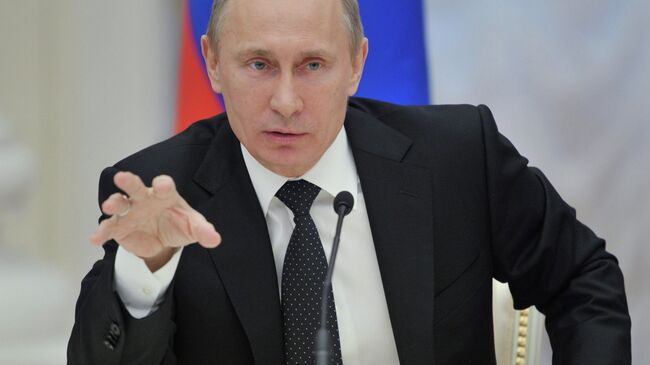 В.Путин на встрече с членами Совета законодателей РФ