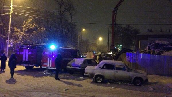 Обрушение строящегося здания в Таганроге