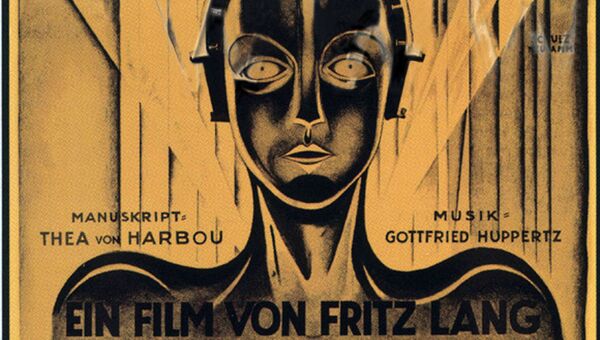 Постер немого художественного фильма 1927 года Метрополис (Metropolis)
