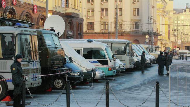 Усиление мер безопасности в Москве. Архив