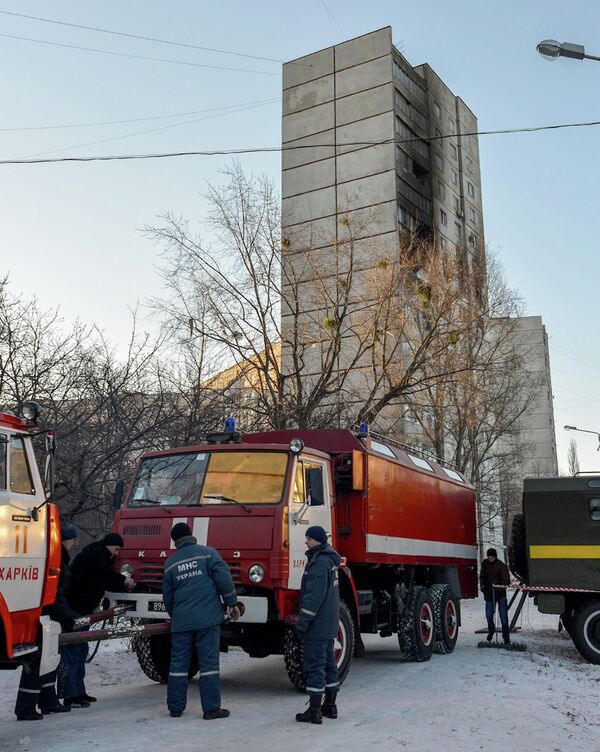 Взрыв жилого дома в Харькове