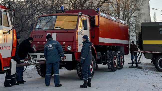 Взрыв жилого дома в Харькове