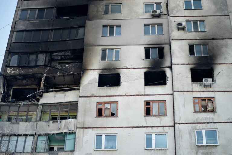 Взрыв в жилом доме в Харькове