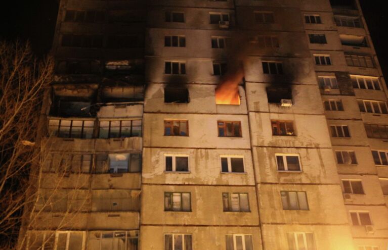Взрыв жилого дома в Харькове