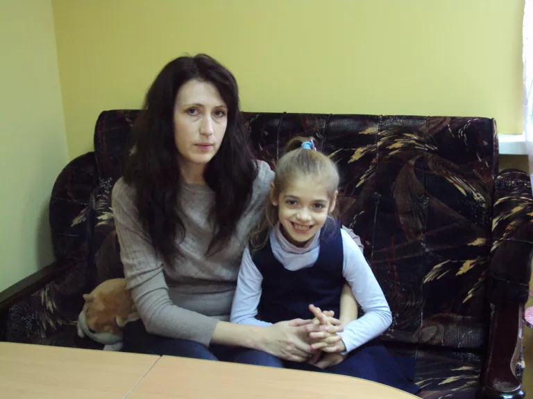 Жительница Ставропольского края Зинаида Тарасенко с дочерью