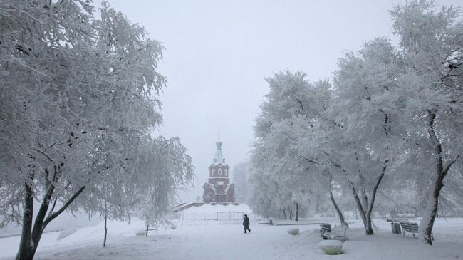 Морозы в Красноярске