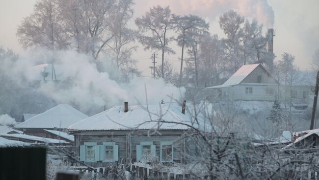 Морозы в регионах России. Архивное фото