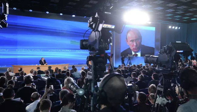 Пресс-конференция Владимира Путина