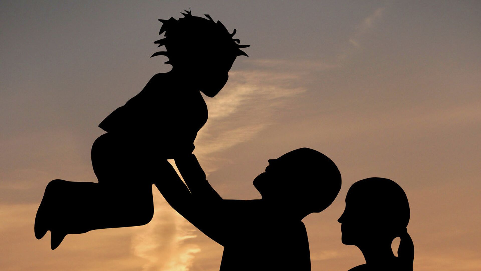 Родители с ребенком - РИА Новости, 1920, 22.12.2025