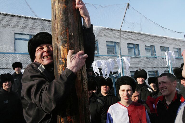 Алексей Мальгавко Празднование Широкой Масленицы в исправительной колонии №12 в Омске