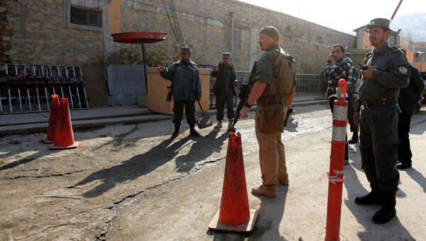 Сотрудники сил безопасности в Кабуле. Архивное фото