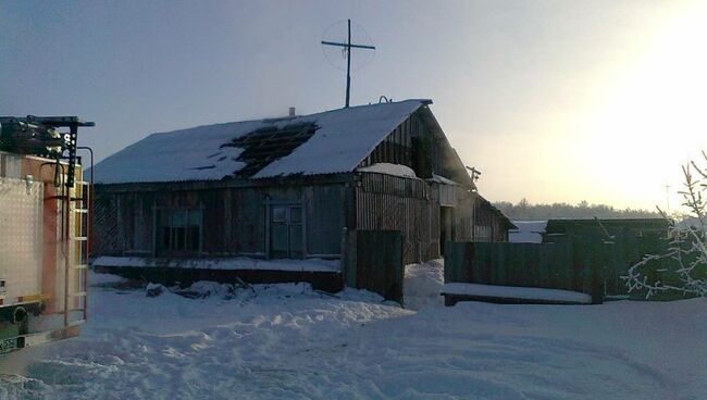 Пожара в частном доме в Омской области