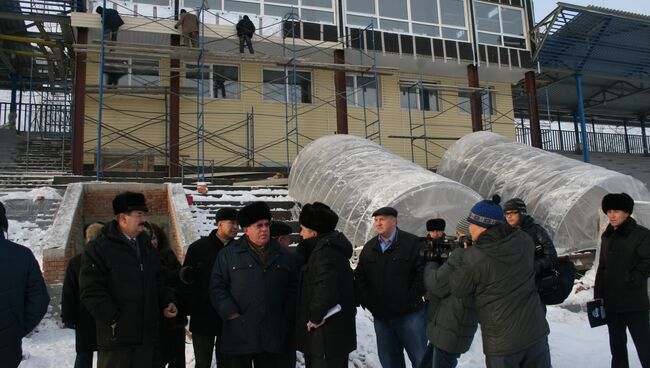 Cтадион спартак в Горно-Алтайске